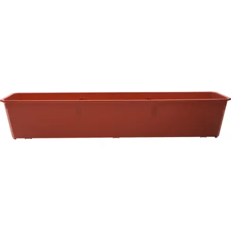 Ящик балконный Ingreen 80x17x15 см v12.5 л пластик терракотовый