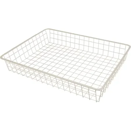 Корзина для стеллажной рамы Larvij 55.5x8.5x41 см сталь цвет бежевый