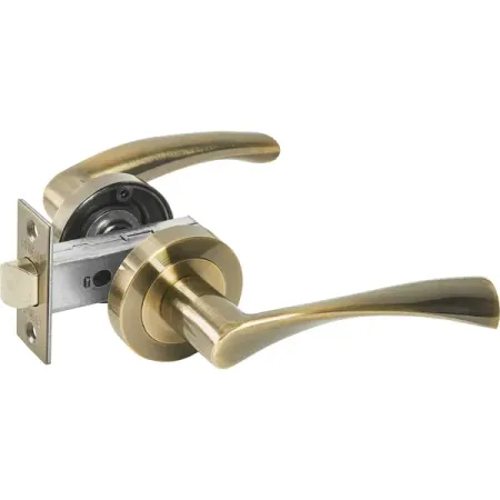 Дверные ручки Punto Crona без запирания комплект цвет бронза