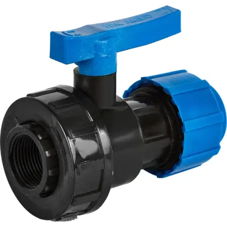 Кран разъемный ПНД ТПК-Аква 25x3/4 внутренняя резьба