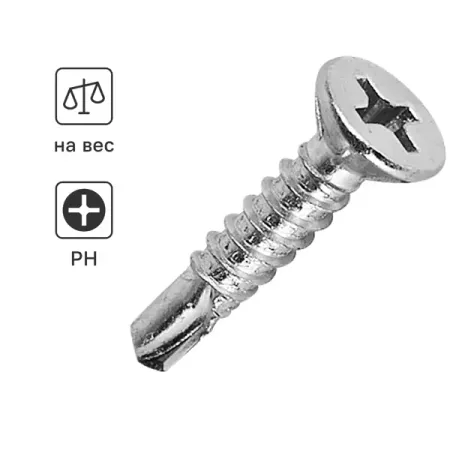 Саморезы оконные со сверлом 3.9x19 на вес