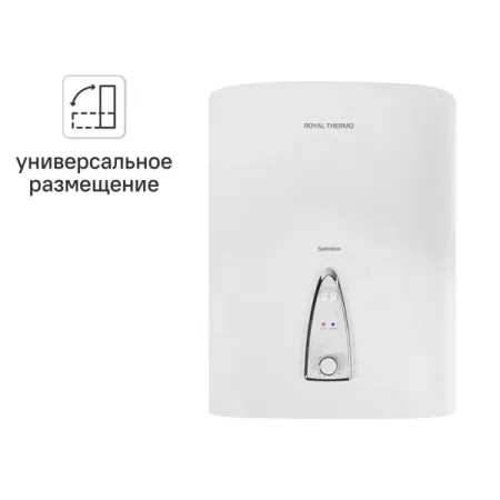  Накопительный водонагреватель электрический 30 л Royal Thermo RWH 30 Splendore 2 кВт нержавеющая сталь мокрый ТЭН