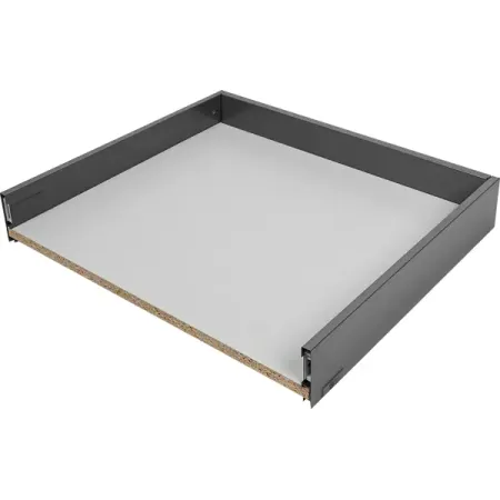 Ящик выдвижной Flowbox 45x10.4x50.4 см сталь/ЛДСП цвет антрацит
