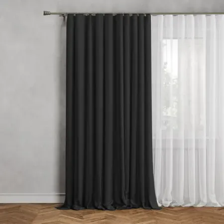 Штора на люверсах димаут 200x280 см цвет серый