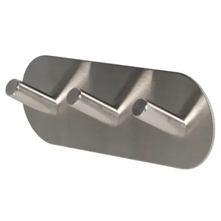 Крючок самоклеящийся Vidage Алис металлический тройной цвет сатин