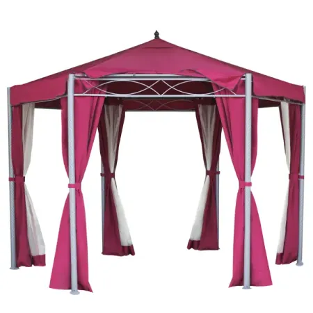 Шатер садовый Naterial Арени 3.5x3.5x2.7 м сталь фуксия