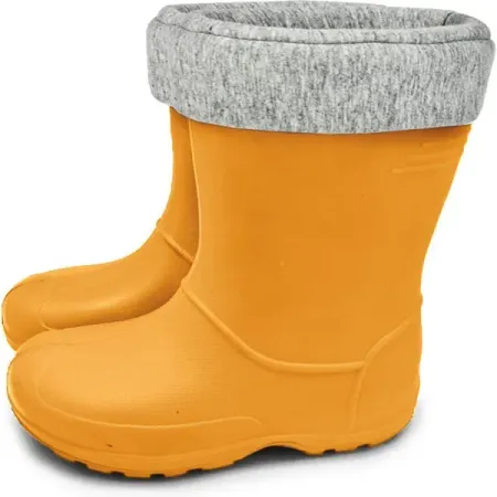 Сапоги унисекс Dilwis размер 34 цвет желтый