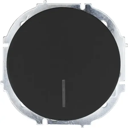 Выключатель встраиваемый Osen 1 клавиша с подсветкой цвет черный