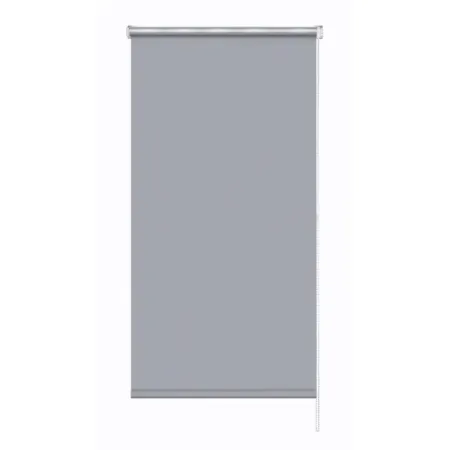 Штора рулонная блэкаут Silver 60x175 см серая