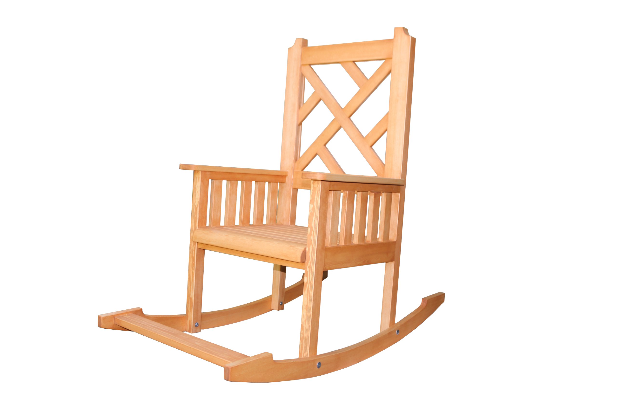 Кресла для сада  The Furnish Кресло-качалка деревянное английский узор (sofaswing) бежевый 71x116x52 см.