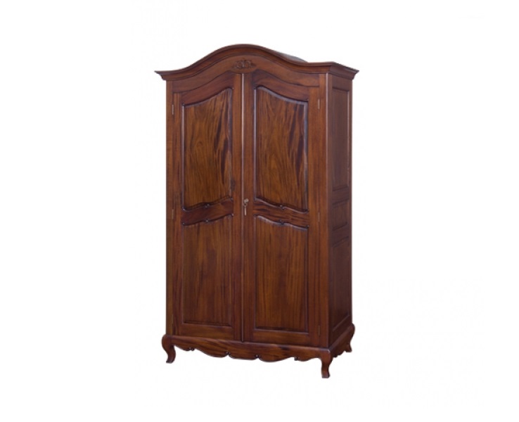 Шкаф (satin furniture) коричневый 125x216x58 см.