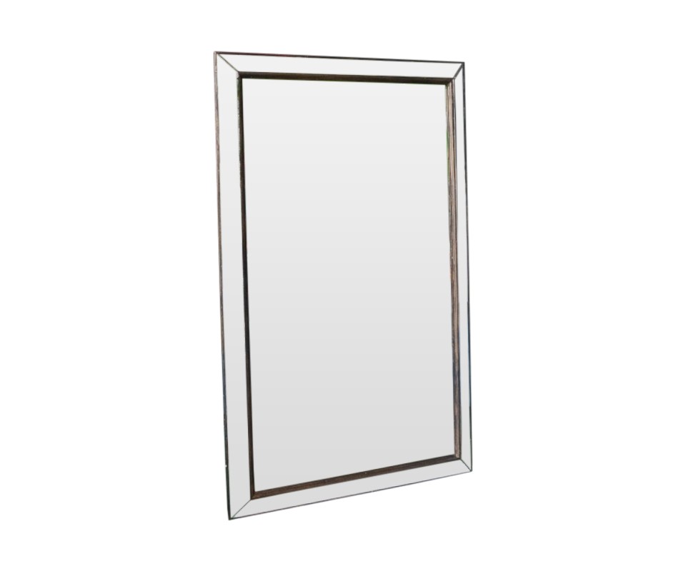 Зеркало ручной работы зеркальный лофт (bountyhome) коричневый 85.0x140.0x4.0 см.