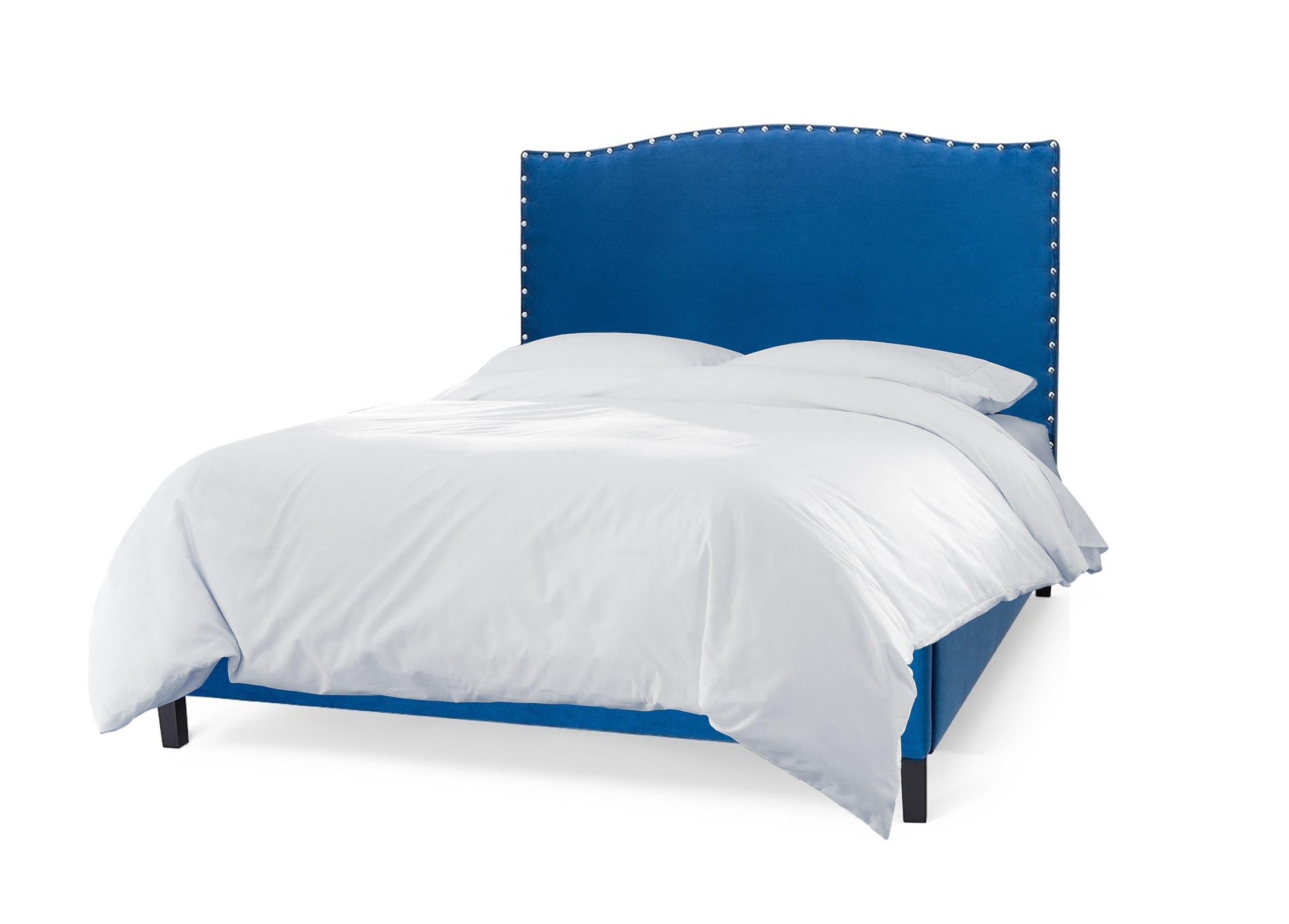 Мягкая кровать icon 140*200 (myfurnish) синий 156x130x212 см.