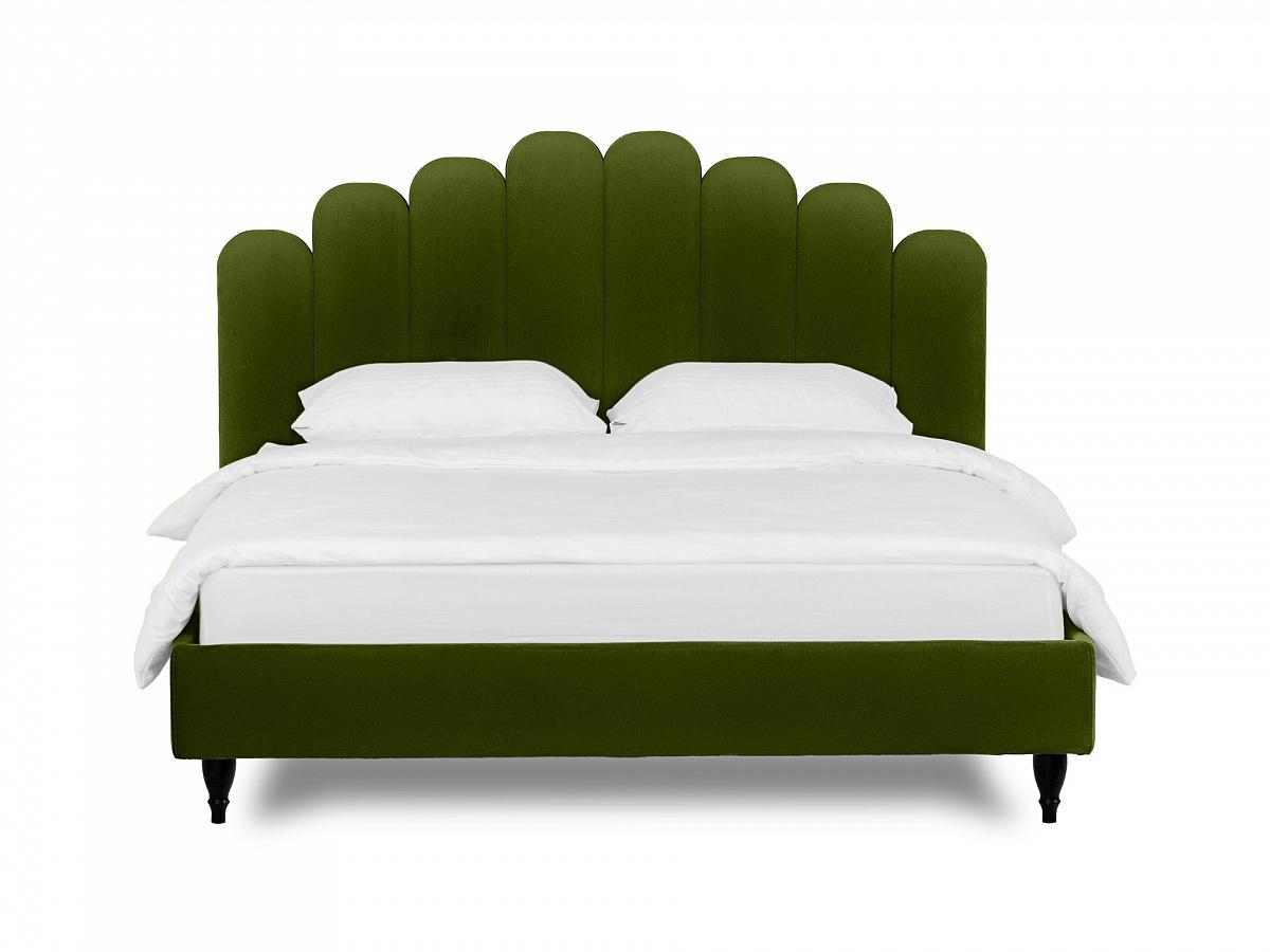  Кровать queen sharlotta (ogogo) зеленый 180x122x217 см.