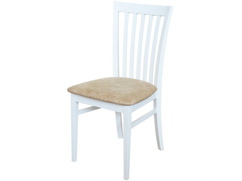Обеденные стулья Стул «комфорт» (экомебель +) белый 45x92x45 см.