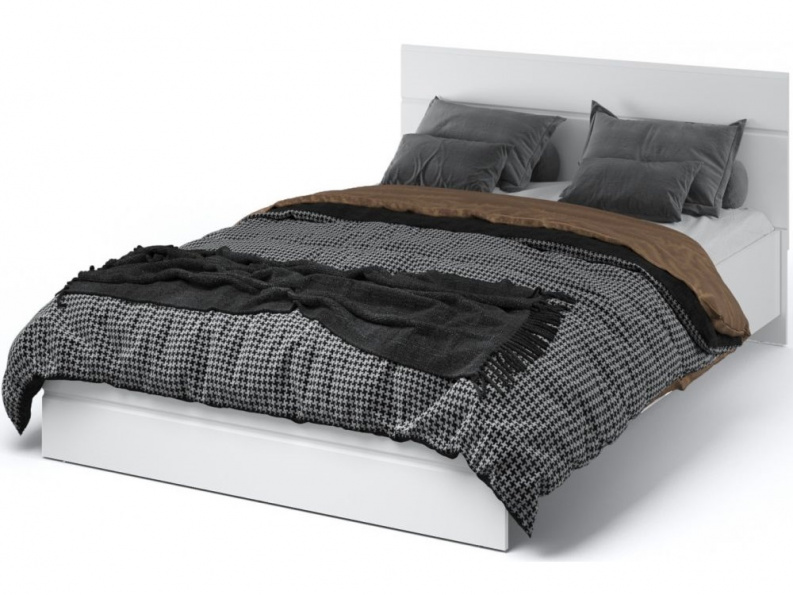 Кровать с подъемным механизмом «йорк» (империал) белый 168x91x206 см.