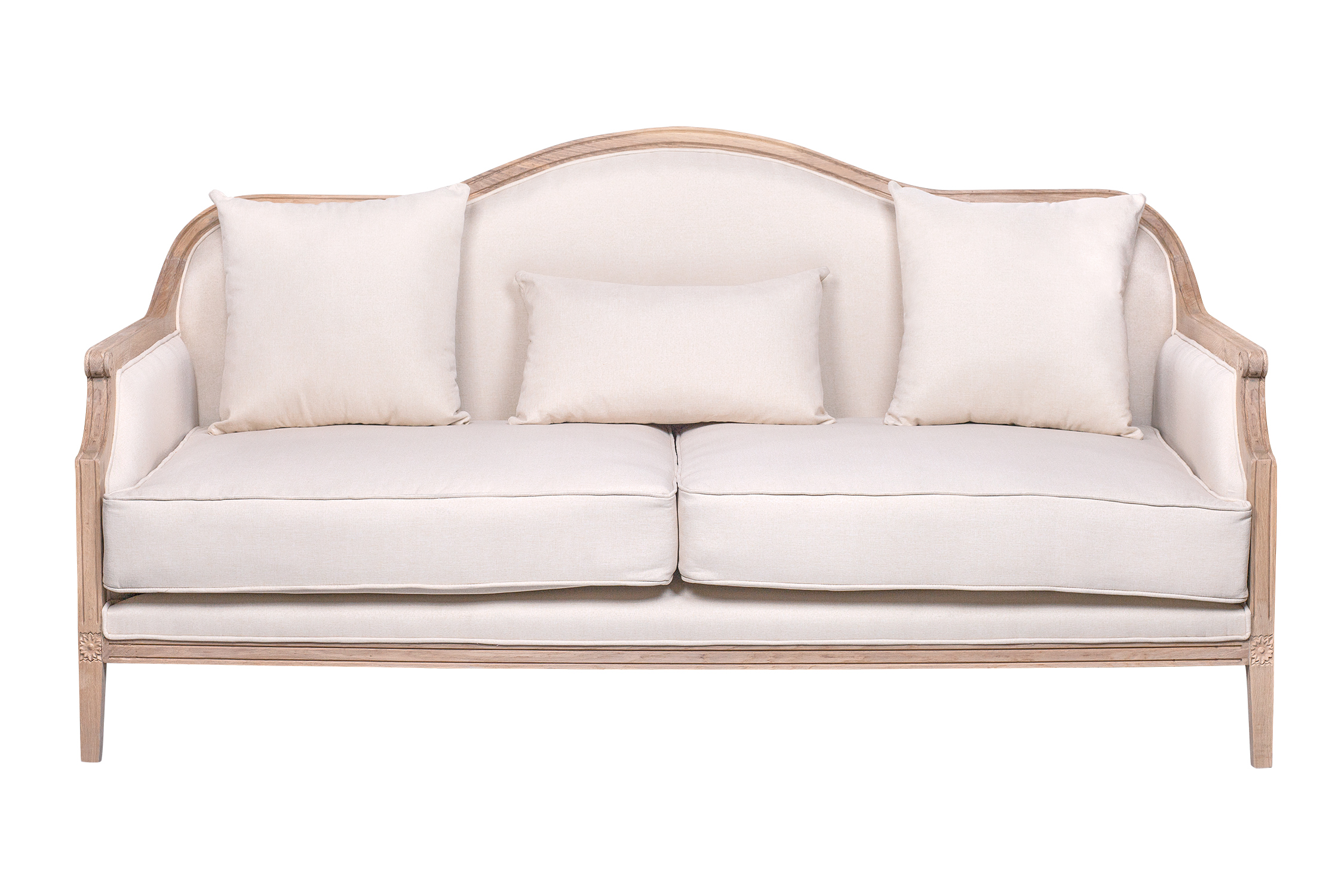 Трехместные диваны  The Furnish Диван madesta beige (mak-interior) бежевый 190x100x90 см.