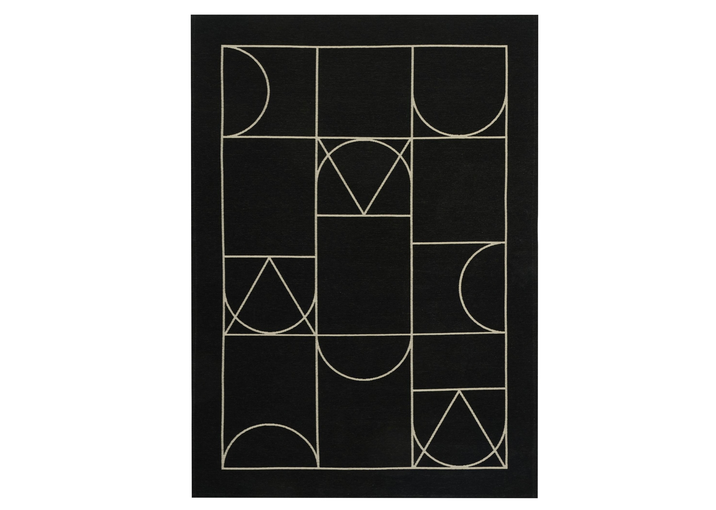 Ковер signet black (carpet decor) черный 160 см.