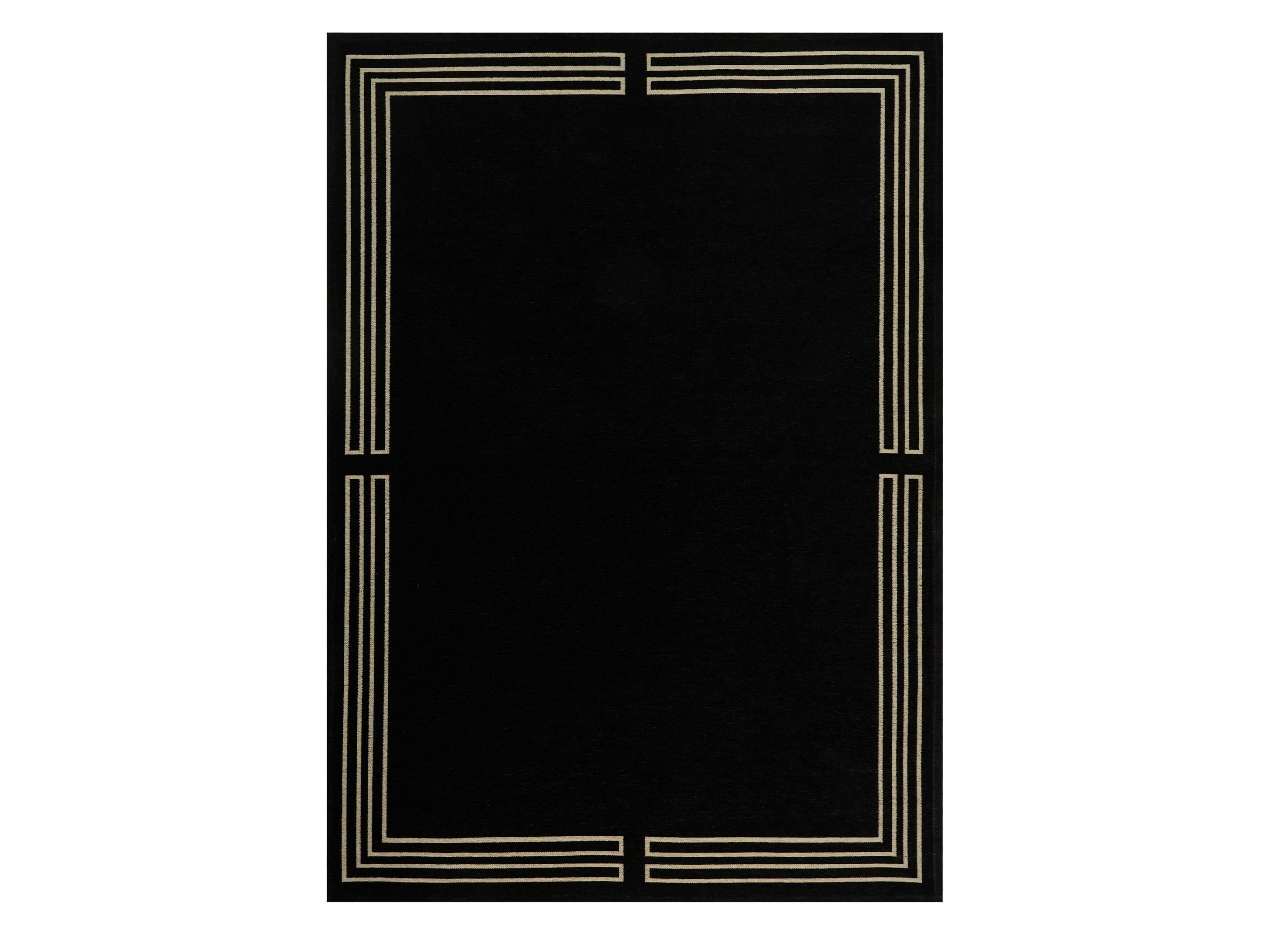 Ковер royal black (carpet decor) черный 200x300 см.