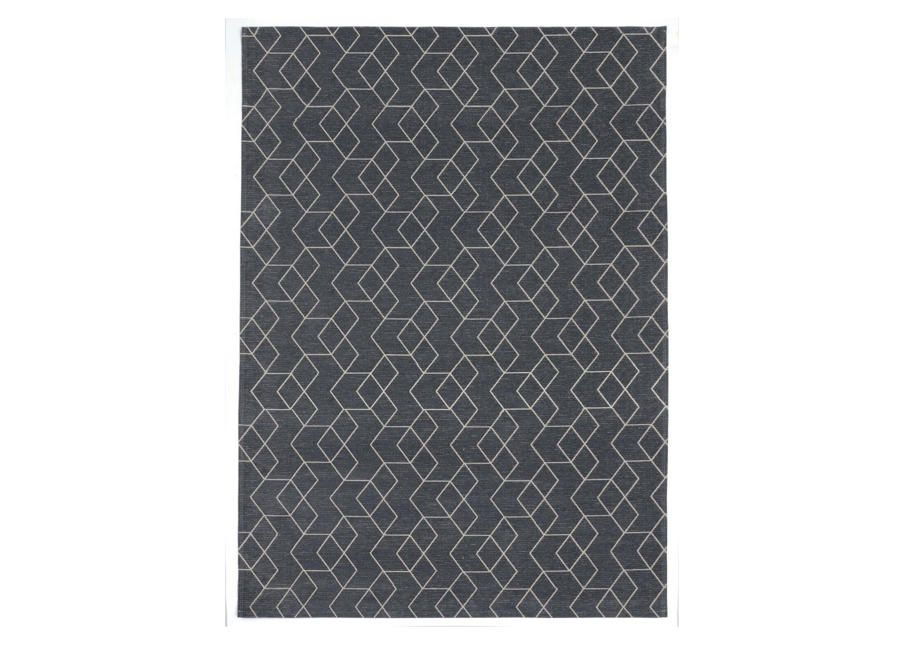 Ковер cube anthracite (carpet decor) серый 160x230 см.