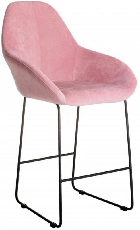 Кресло полубар kent (r-home) розовый 58x105x58 см.