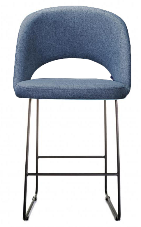 Кресло полубар lars (r-home) синий 49x105x58 см.