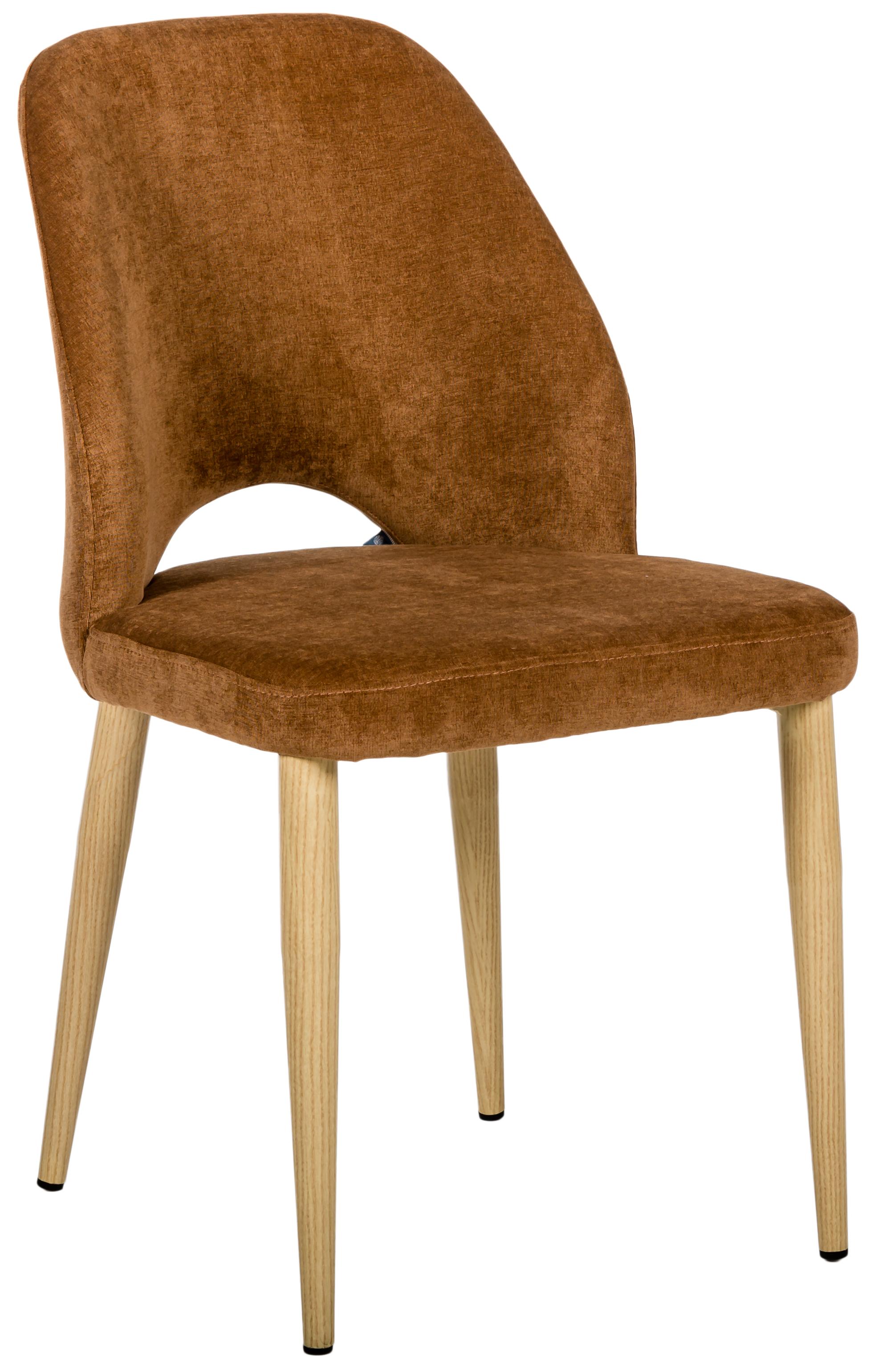 Обеденные стулья Стул ledger кор/натуральный дуб (r-home) коричневый 48x87x59 см.