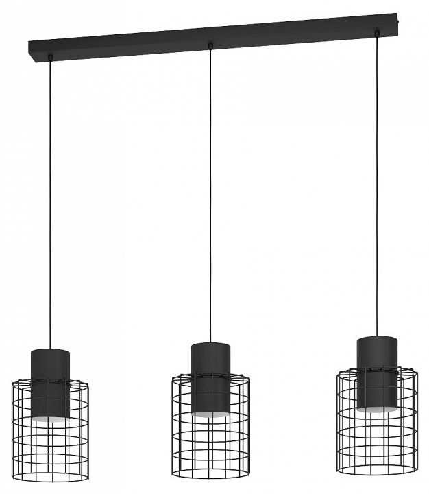 Подвесные светильники  The Furnish Подвесной светильник milligan (eglo) черный 103x110x20 см.