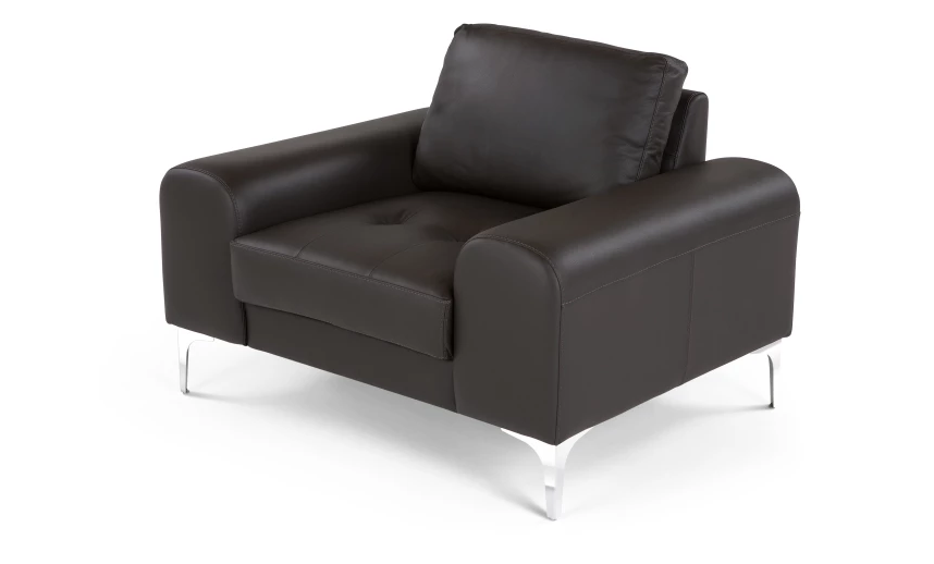 Кресло vitto brown leather (ml) коричневый 114x81x92 см.