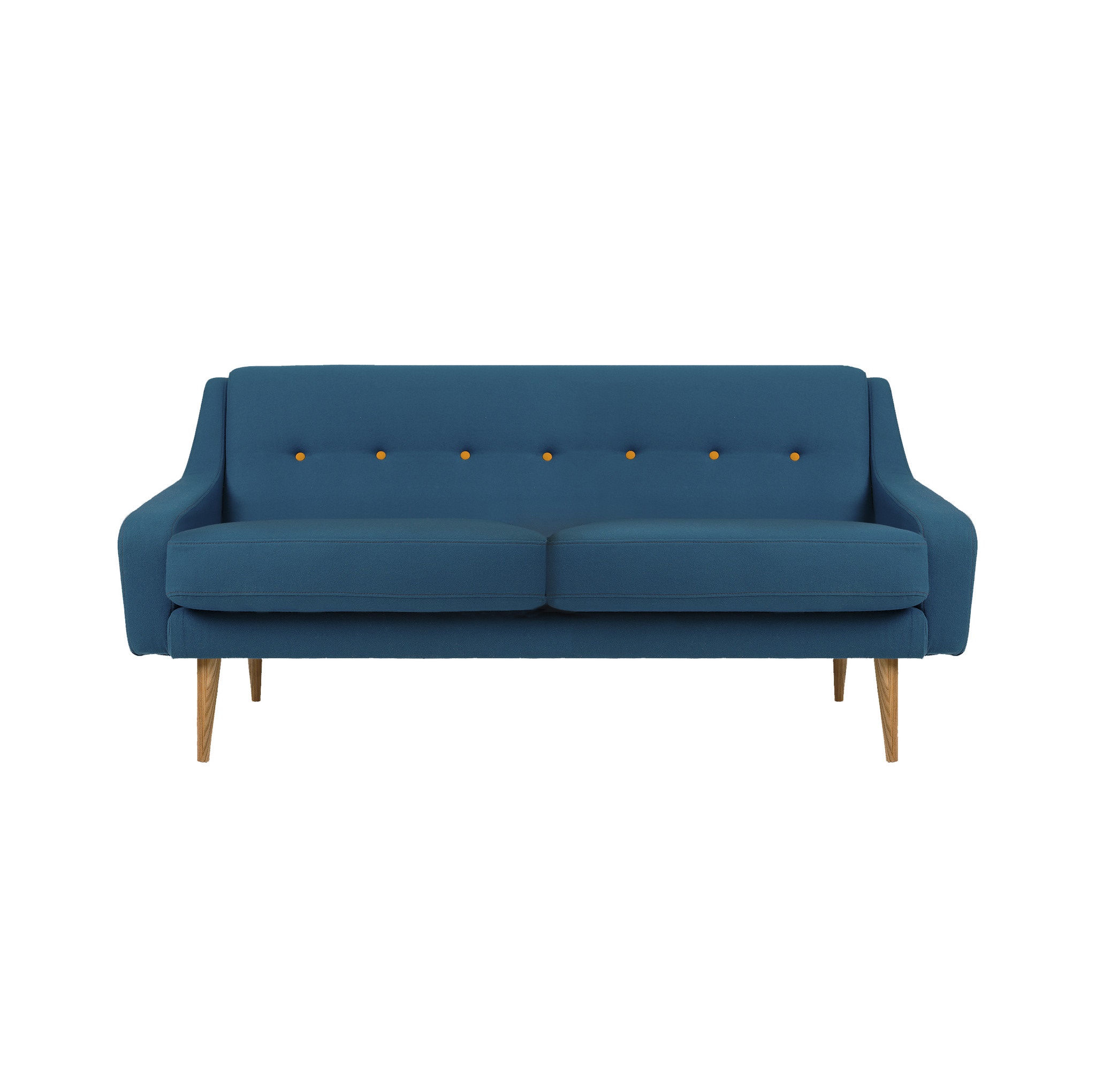 Трехместный диван одри m blue (vysotkahome) синий 185x85x85 см.