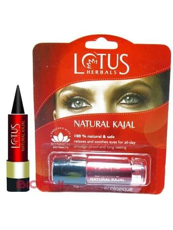 Сурьма для глаз Натуральный каджал для глаз Lotus Herbals