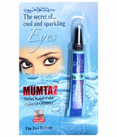 Сурьма для глаз Охлаждающая полужидкая сурьма для чувствительных глаз Mumtaz Delux Kajal Cold