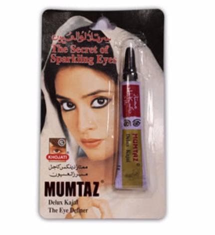   BioMui Натуральная полужидкая сурьма для глаз Mumtaz Delux Kajal
