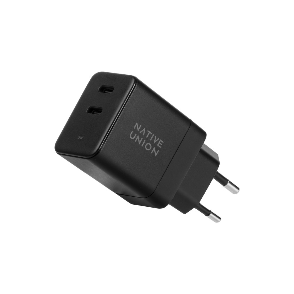 Питание и кабели  iPort Зарядное устройство сетевое Native Union Fast GaN Charger, 35Вт, черный