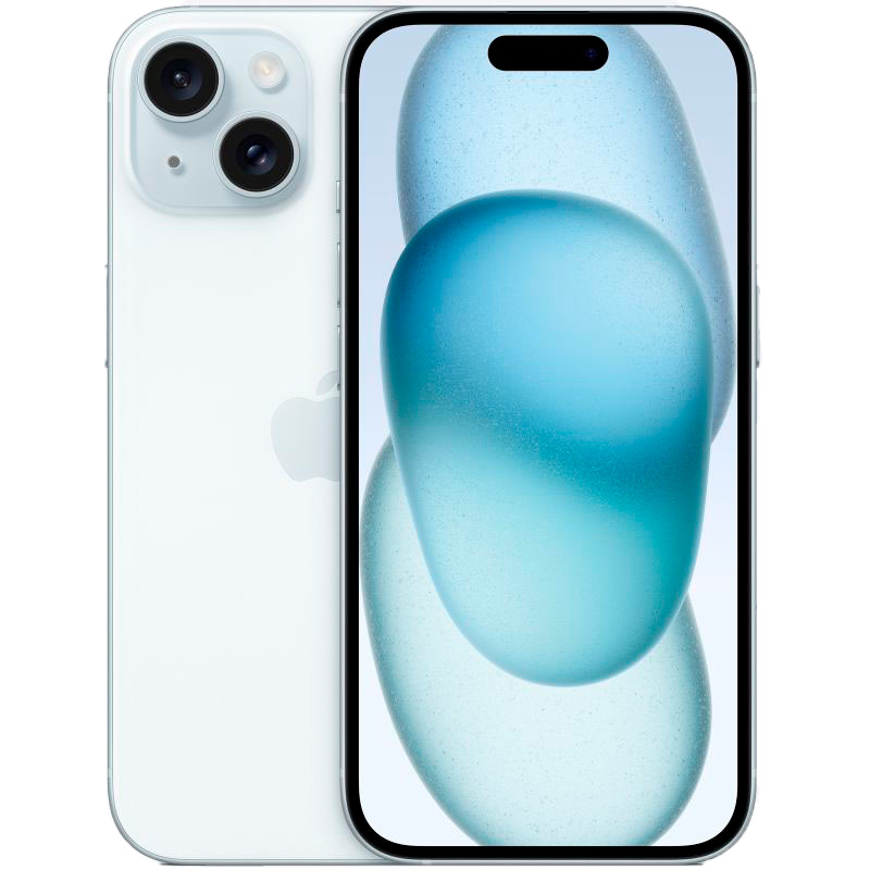 Apple iPhone 15 nano SIM+nano SIM 256GB, голубой