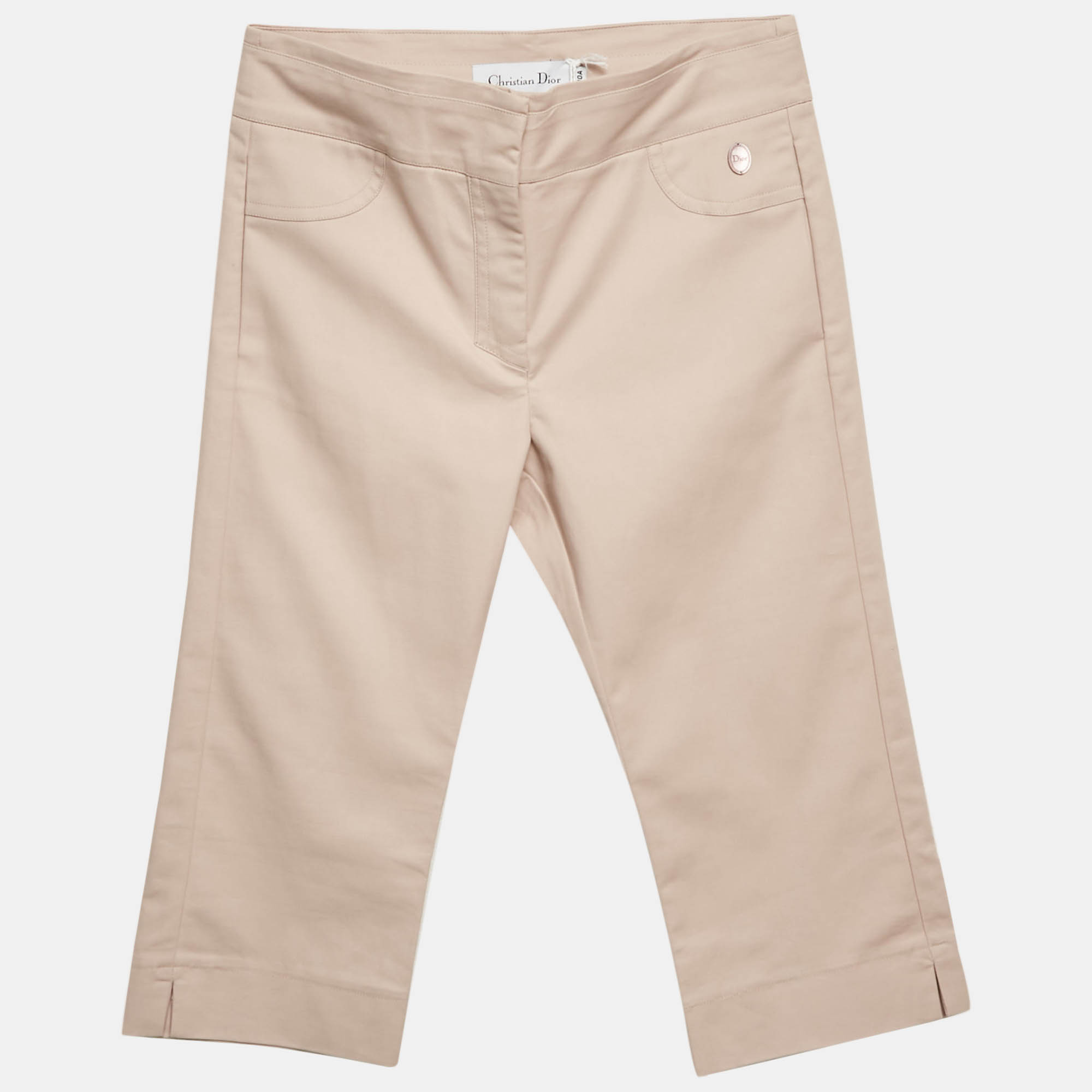 Christian Dior Kids Beige Cotton Pants 10 Yrs