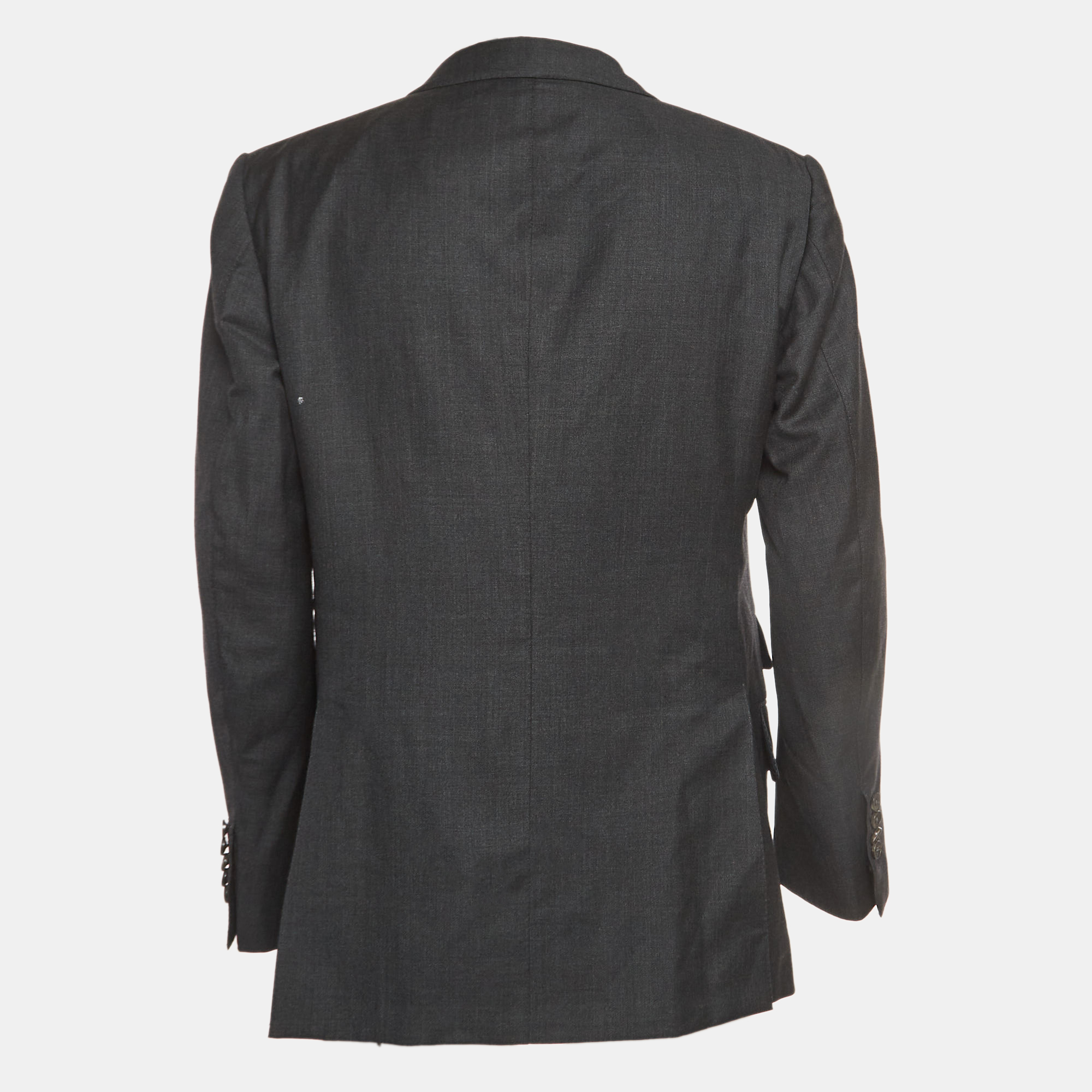 Coats & Jackets  The Luxury Closet Tom Ford Grey Wool Double Breasted Blazer XXL
