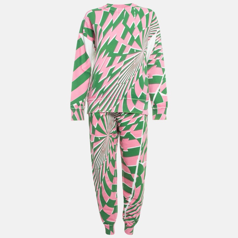 Suits Stella McCartney X ED Curtis Printed Cotton Sweatshirt and Pants XS/S