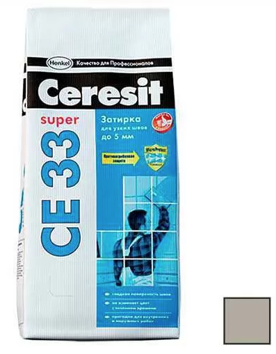 Ceresit СЕ 33 Super 07, 5 кг, Затирка