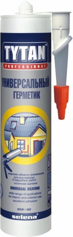 Силиконовые герметики Tytan Универсальный, 80 мл, Герметик силиконовый
