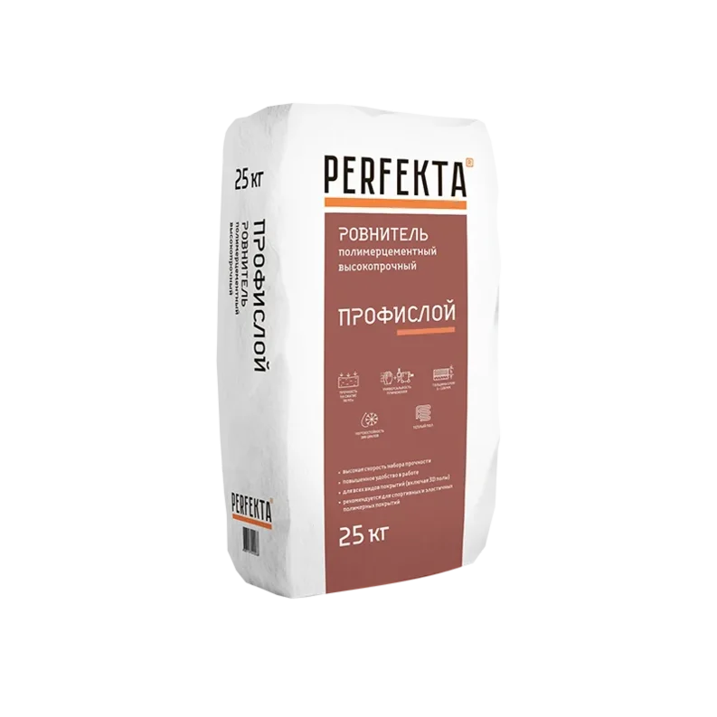 Ровнители для пола Perfekta Профислой 25 кг, ровнитель для пола высокопрочный