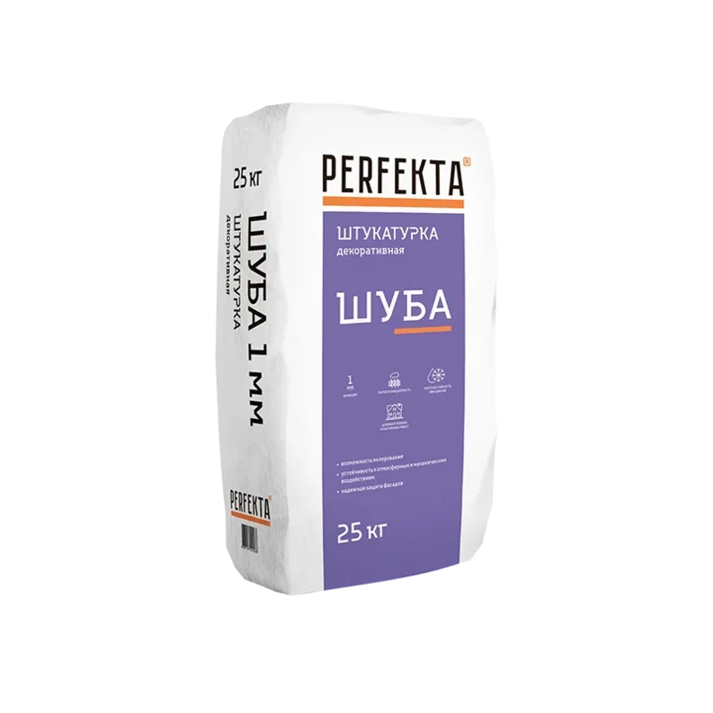 Perfekta Шуба, 25 кг, Штукатурка декоративная цементная