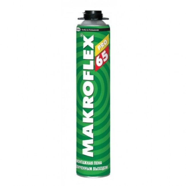 Профессиональная пена Makroflex 65 Pro, 750 мл, Пена монтажная профессиональная зимняя
