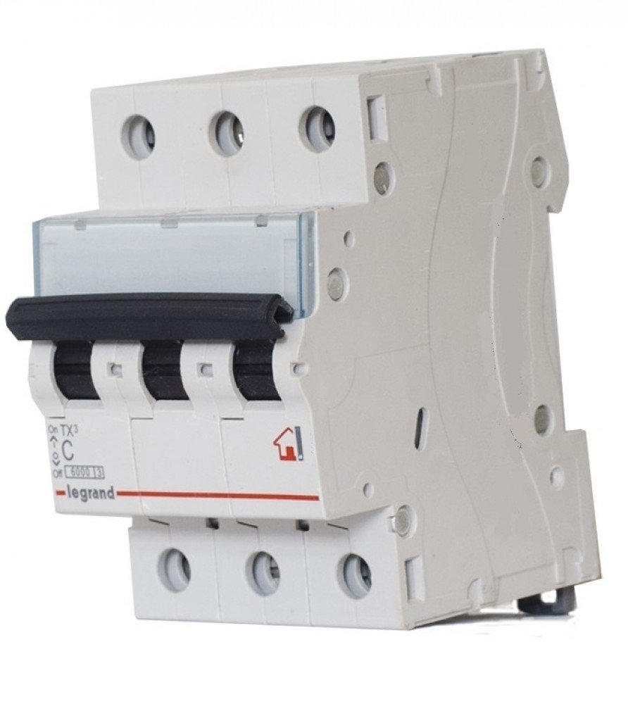 3P Legrand RX3, 16А, C, Выключатель автоматический