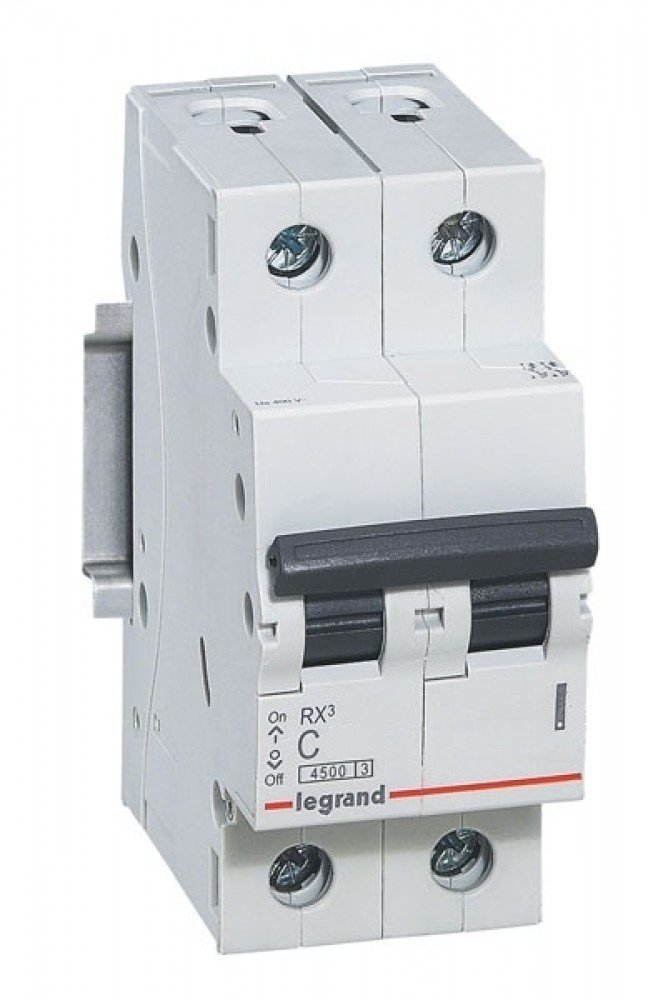 2P Legrand RX3, 63А, C, Выключатель автоматический