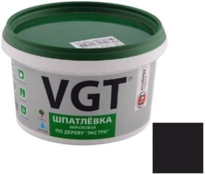 Готовые шпатлевки VGT Экстра венге, 1 кг, Шпатлевка акриловая по дереву
