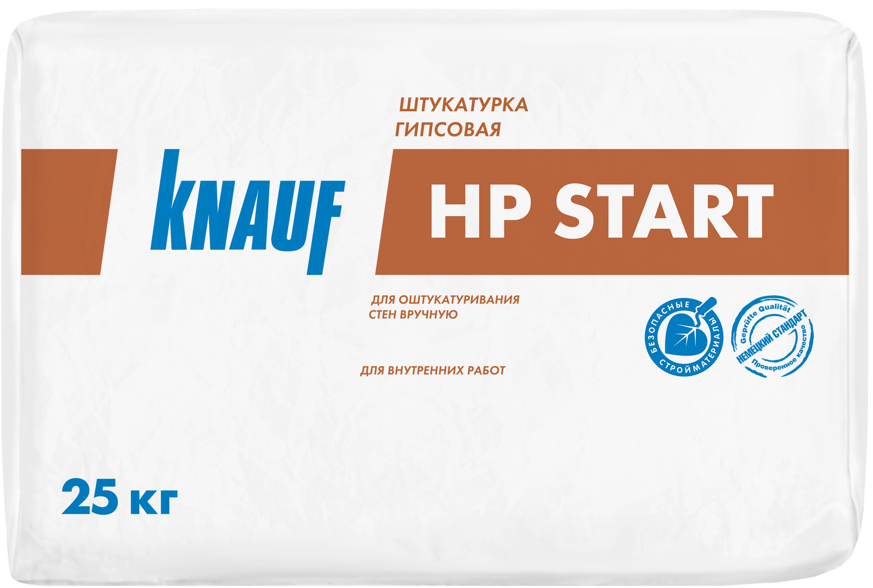 Сухие штукатурки Knauf ХП Старт, 25 кг, Штукатурка гипсовая