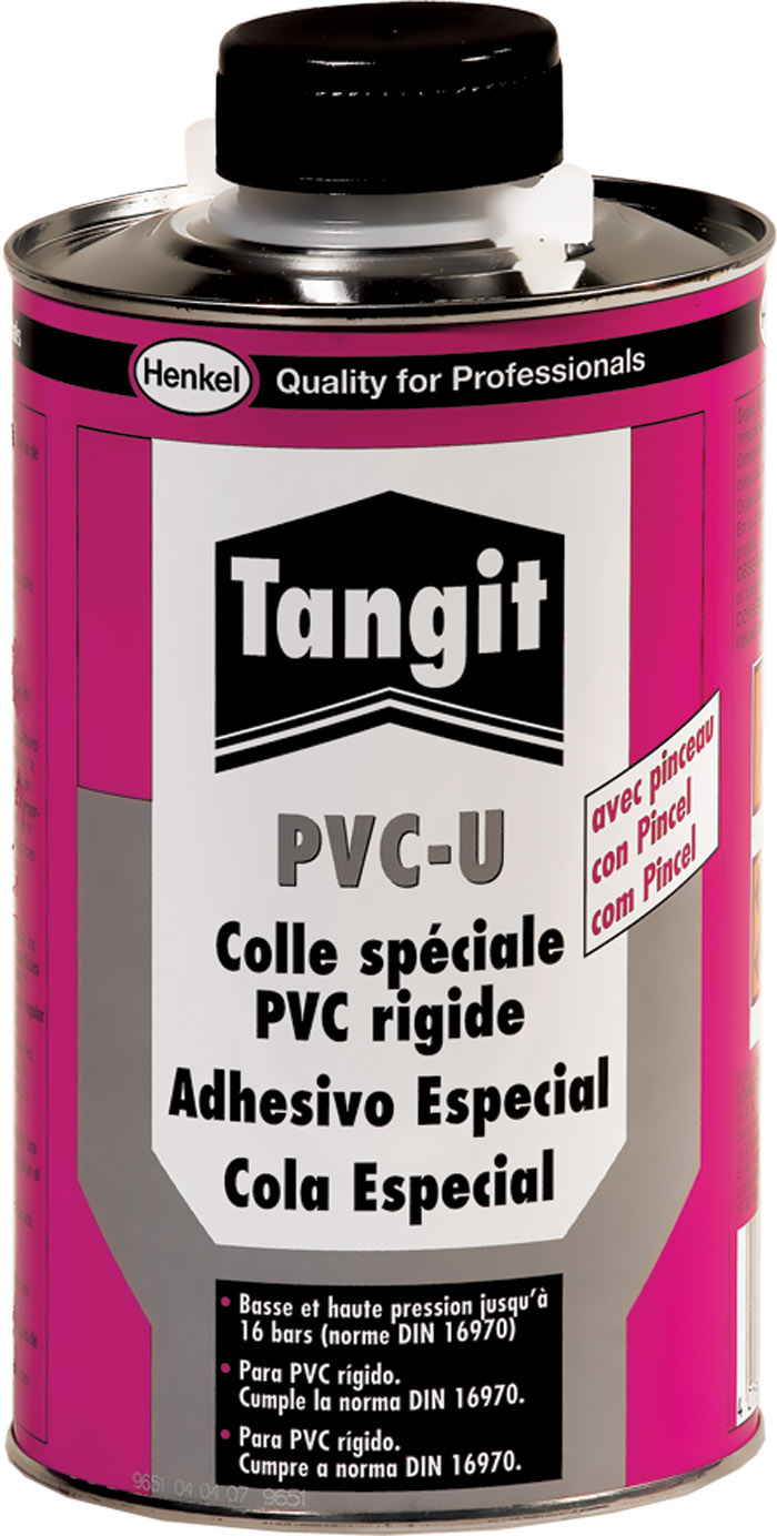 Универсальные клеи Tangit PVC-U 1 кг, Бытовой клей для труб из ПВХ