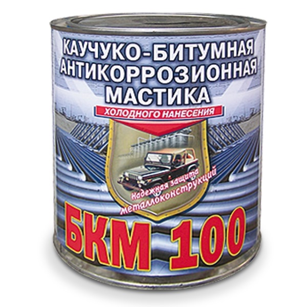 Мастики и праймеры Мастика Рогнеда БКМ-100, 2 л, битумная