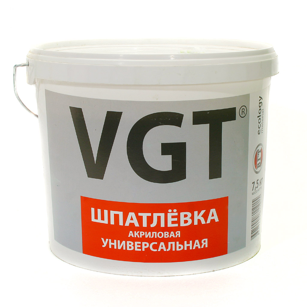 Готовые шпатлевки ВГТ, 1 кг, Шпатлевка готовая универсальная